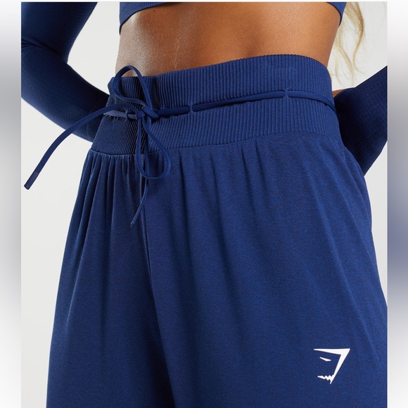GYMSHARK Vital Seamless 2.0 Joggers Track Pants Navy Blue Women’s Size Small - Picture 5 of 16